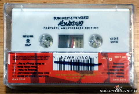 Bob Marley & The Wailers ‎– Exodus 40: The Movement Continues... cassette tape back