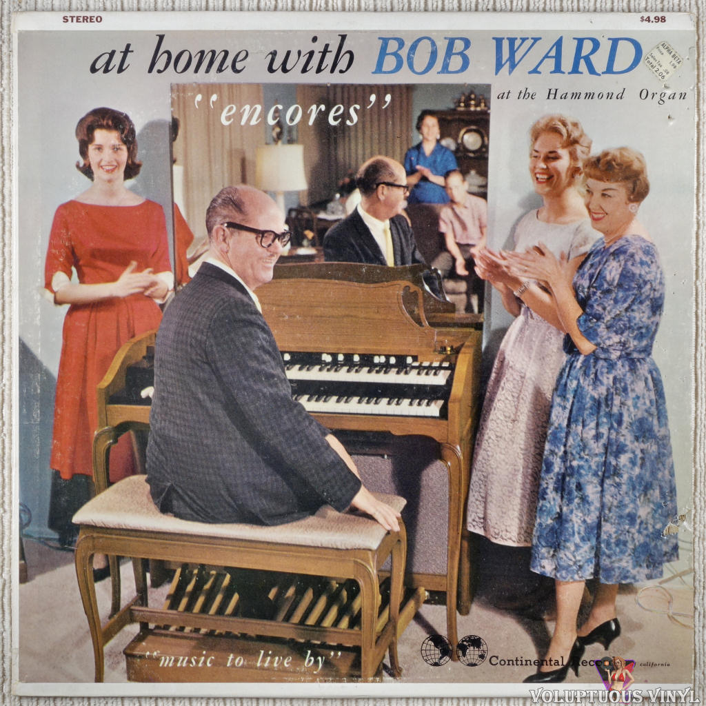 Bob Ward – At Home With Bob Ward "Encores" vinyl record front cover