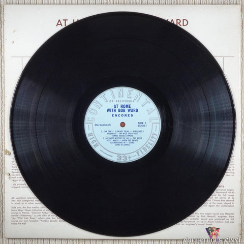 Bob Ward – At Home With Bob Ward "Encores" vinyl record