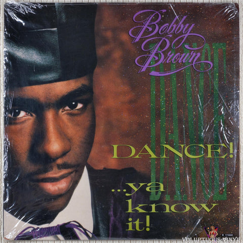 Bobby Brown ‎– Dance!...Ya Know It! vinyl record front cover