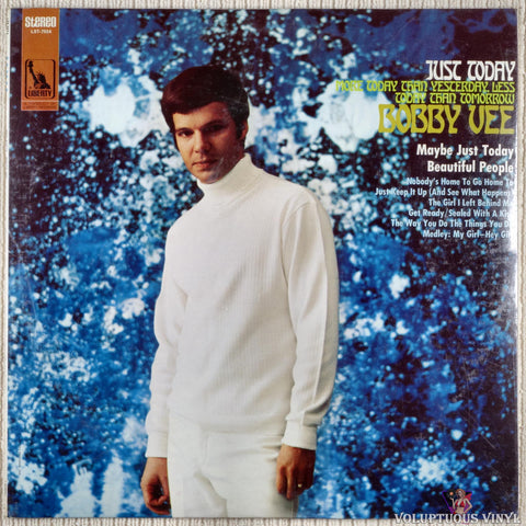 Bobby Vee ‎– Just Today vinyl record front cover