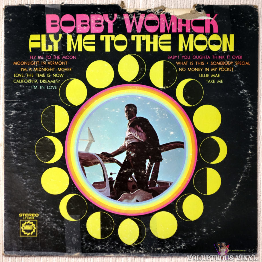Bobby Womack ‎– Fly Me To The Moon vinyl record front cover