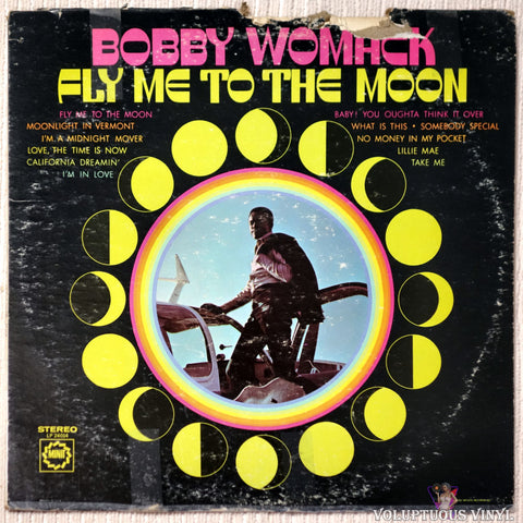 Bobby Womack ‎– Fly Me To The Moon vinyl record front cover