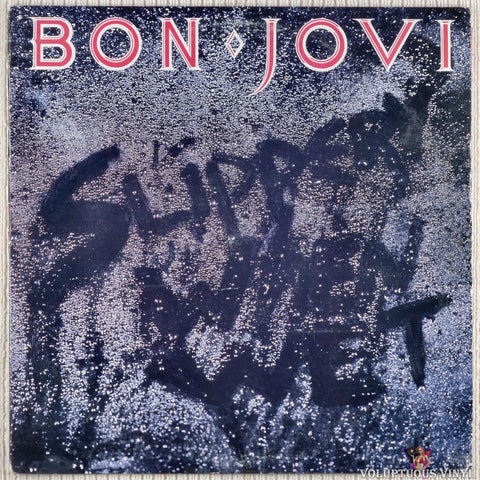 Bon Jovi – Slippery When Wet vinyl record front cover