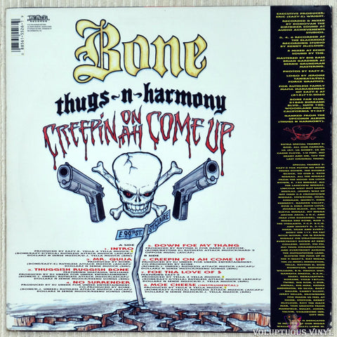 Bone Thugs-N-Harmony ‎– Creepin On Ah Come Up vinyl record back cover
