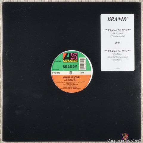 Brandy – I Wanna Be Down vinyl record front cover
