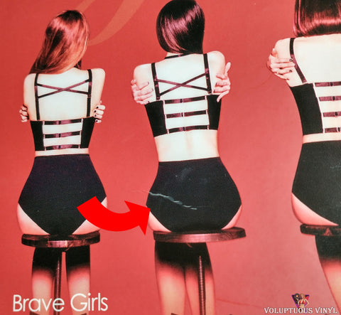 Brave Girls – Rollin' CD front cover crease