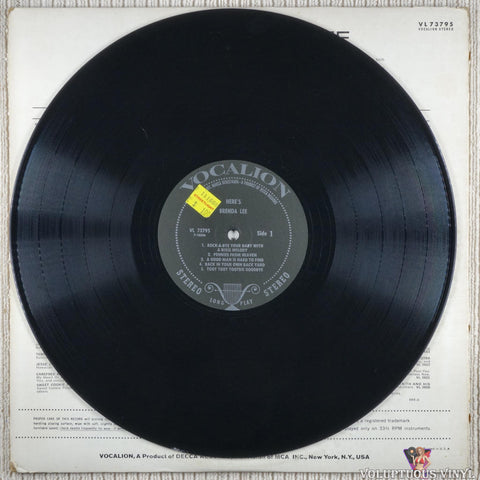 Brenda Lee ‎– Here's Brenda Lee vinyl record