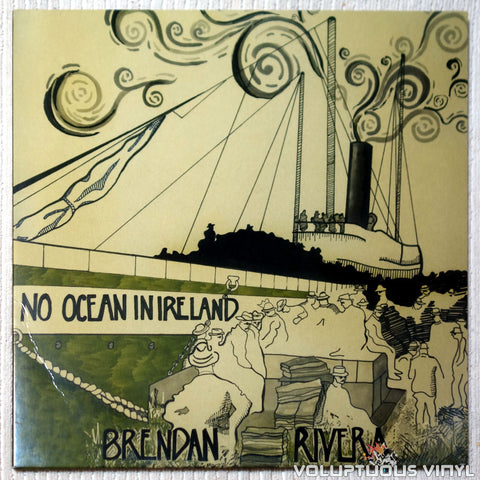 Brendan Rivera ‎– No Ocean In Ireland vinyl record front cover