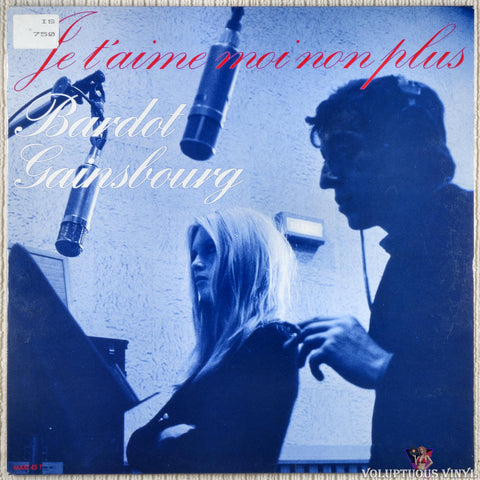Brigitte Bardot Et Serge Gainsbourg – Je T'aime Moi Non Plus vinyl record front cover