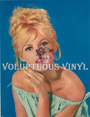 Brigitte Bardot - Bare Shoulder's 1960's German Color Photo Card