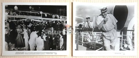 Original promotional photographs for the film Doctor At Sea starring Dirk Bogarde and Brigitte Bardot