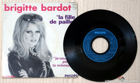 Brigitte Bardot ‎– La Fille De Paille vinyl record