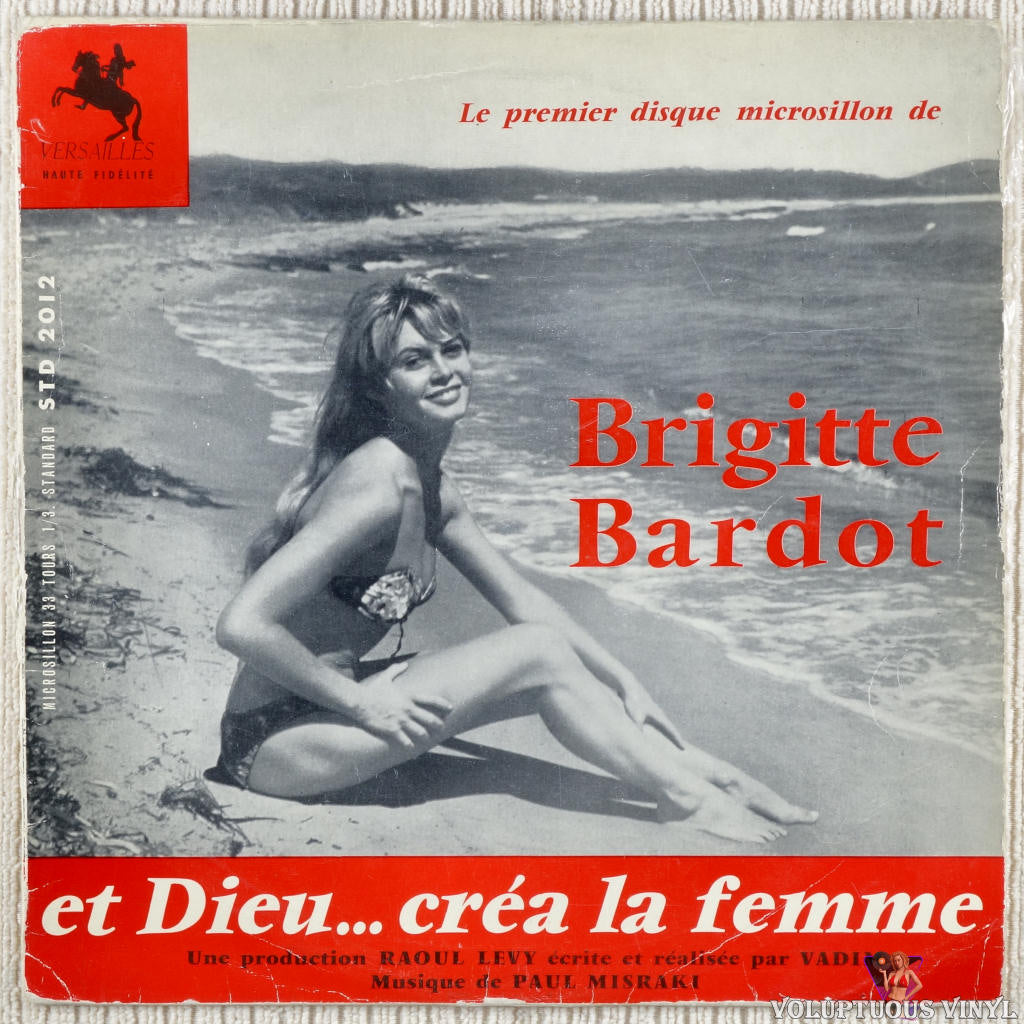 Brigitte Bardot, Paul Misraki – Et Dieu... Créa La Femme vinyl record front cover