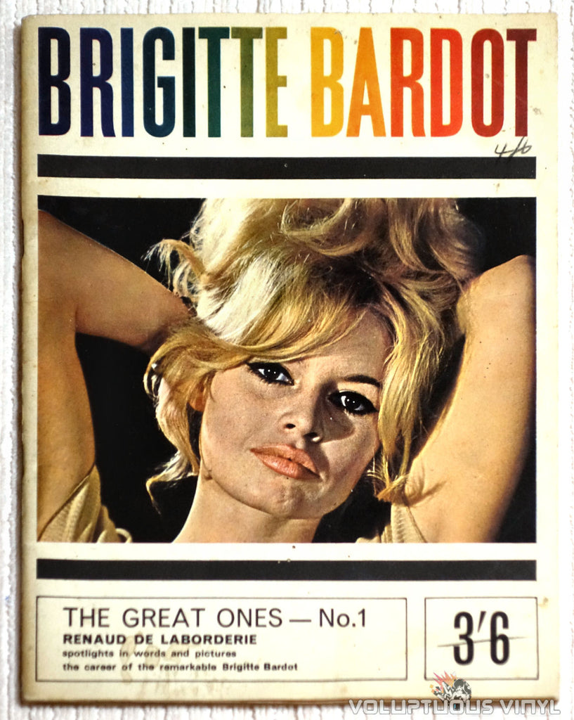 Front Cover to Rare UK Brigitte Bardot Magazine