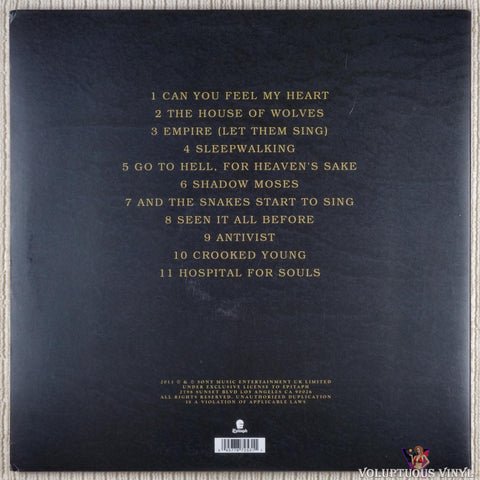 Bring Me The Horizon ‎– Sempiternal vinyl record back cover