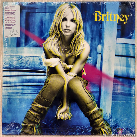 Britney Spears – Britney (2019) Yellow & White Swirl Vinyl, SEALED