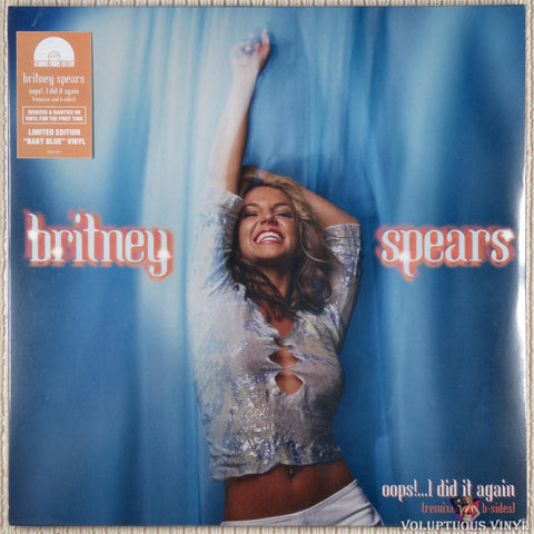 Britney Spears ‎– Oops!...I Did It Again (Remixes And B-Sides) vinyl record front cover