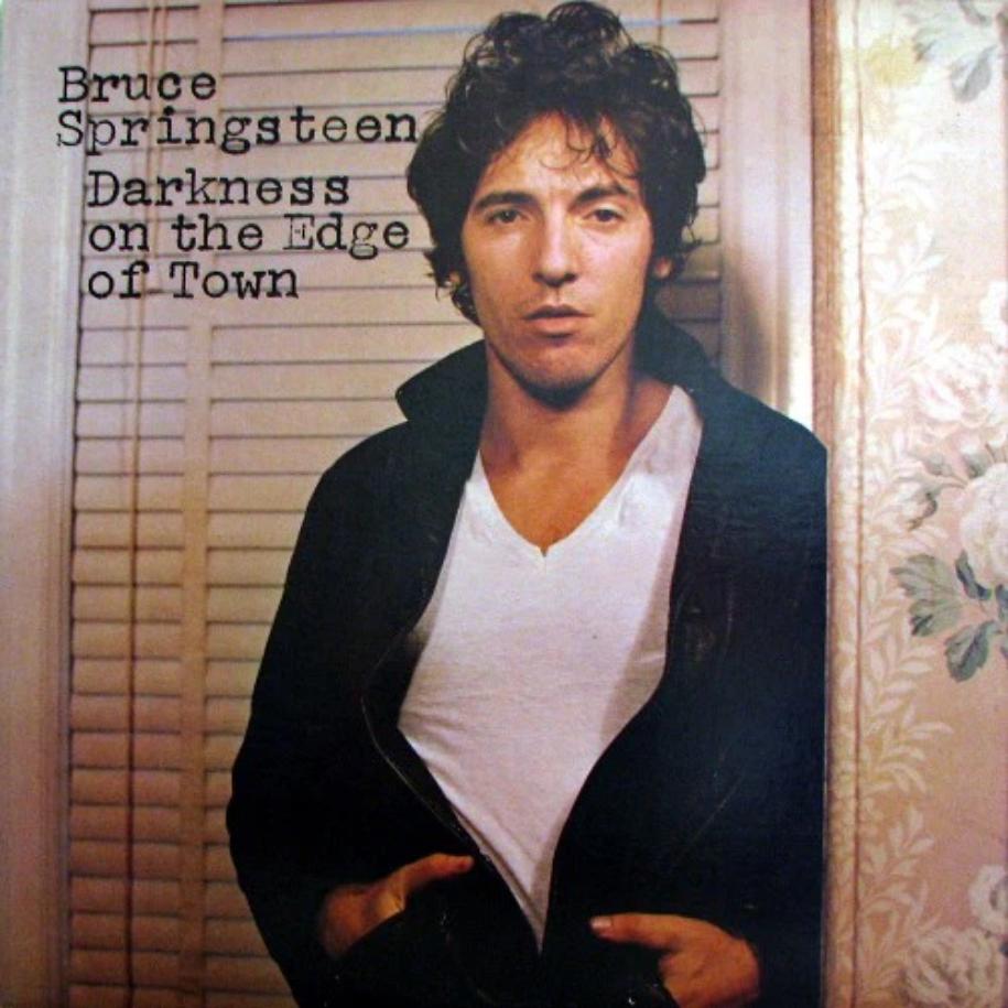 Bruce Springsteen ‎– Darkness On The Edge Of Town vinyl record front cover