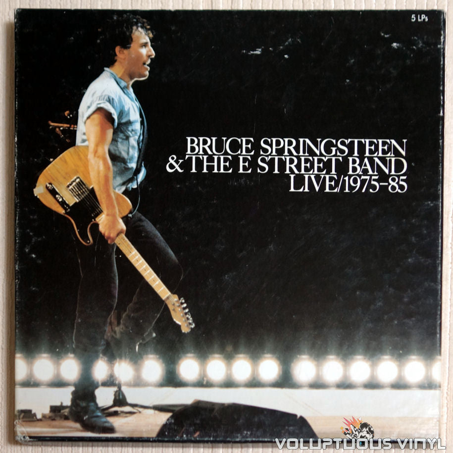 Bruce Springsteen & The E-Street Band ‎– Live / 1975-85 - Vinyl Record - Front Cover