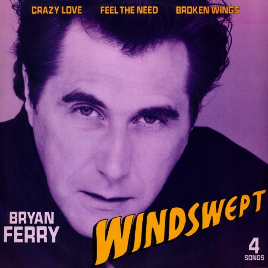 Bryan Ferry ‎– Windswept vinyl record front cover