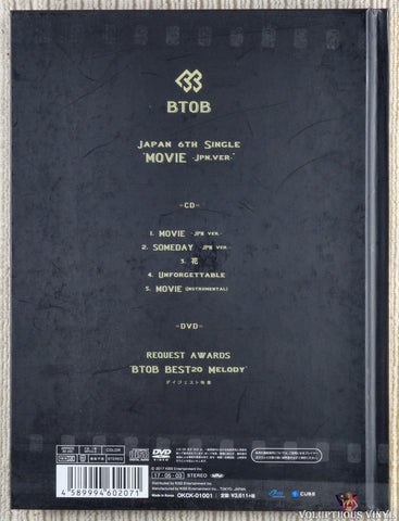 BTOB – Movie -JPN Ver.- CD/DVD back cover