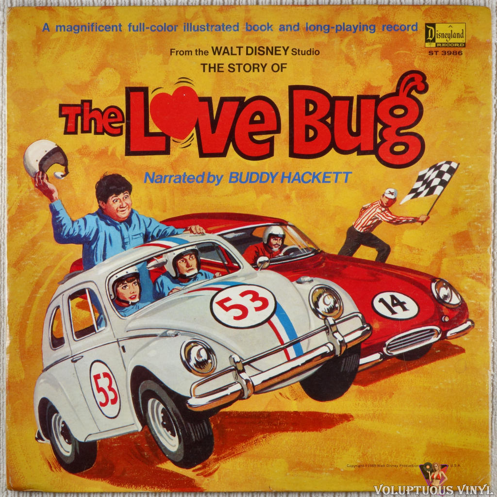 Buddy Hackett ‎– The Story Of The Love Bug vinyl record front cover