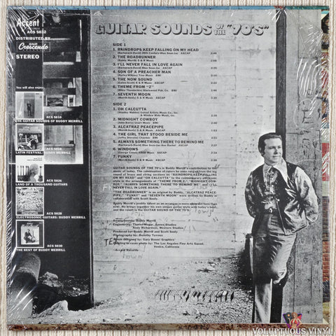 Buddy Merrill – Guitar Sounds Of The 70's vinyl record back cover