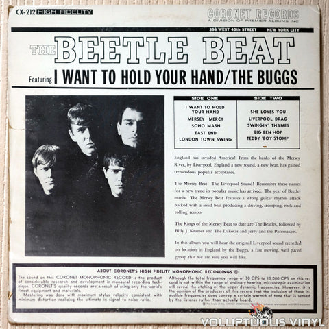 The Buggs ‎– The Beetle Beat: The Original Liverpool Sound - Vinyl Record - Back Cover