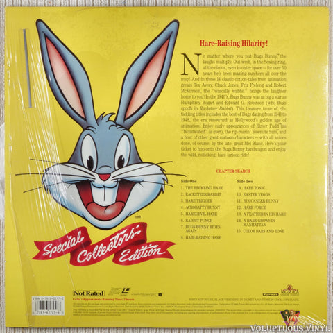 Bugs Bunny Classics: Special Collectors' Edition LaserDisc back cover
