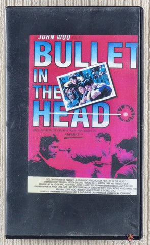 Bullet In The Head VHS tape front cover