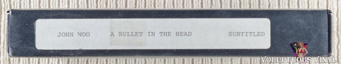 Bullet In The Head VHS tape spine