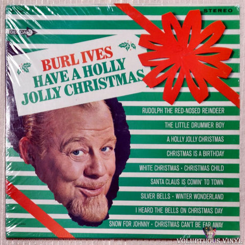 Burl Ives ‎– Have A Holly Jolly Christmas vinyl record front cover