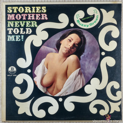 Buzzy Greene ‎– Stories Mother Never Told Me! vinyl record front cover