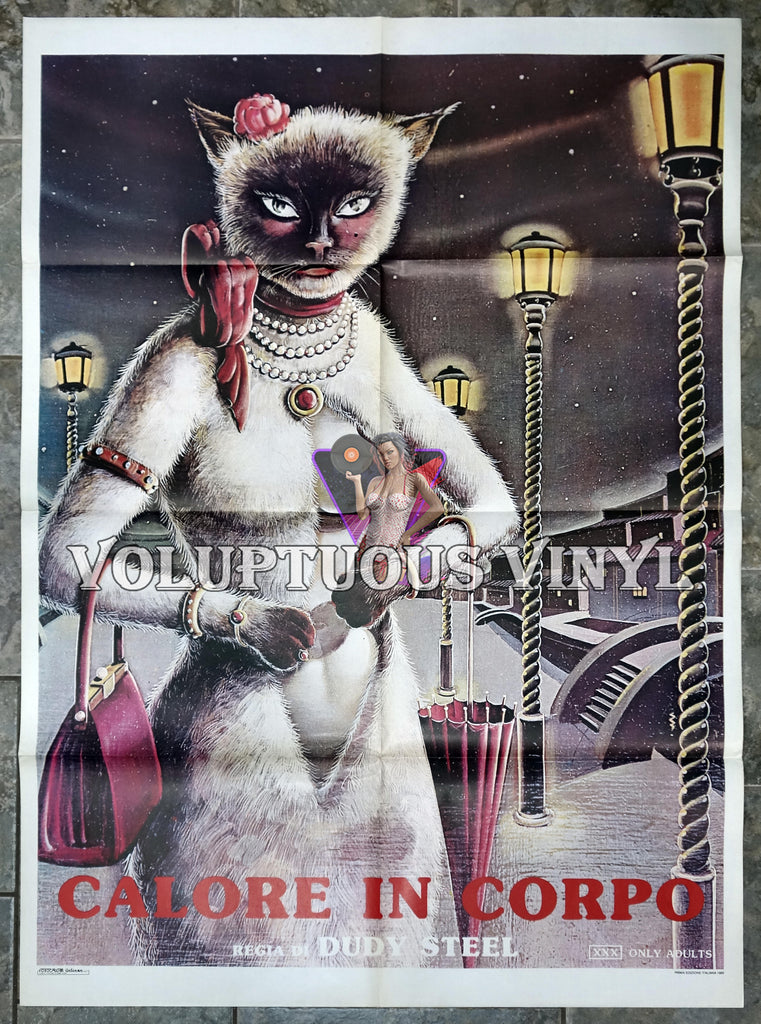 Calore In Corpo (1985) - Italian 2F - Sexy Cat Girl Costume film poster