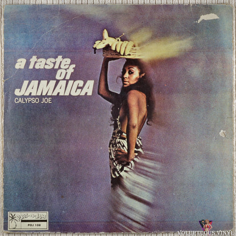 Calypso Joe ‎– A Taste Of Jamaica vinyl record front cover