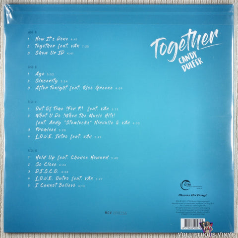 Candy Dulfer – Together vinyl record back cover