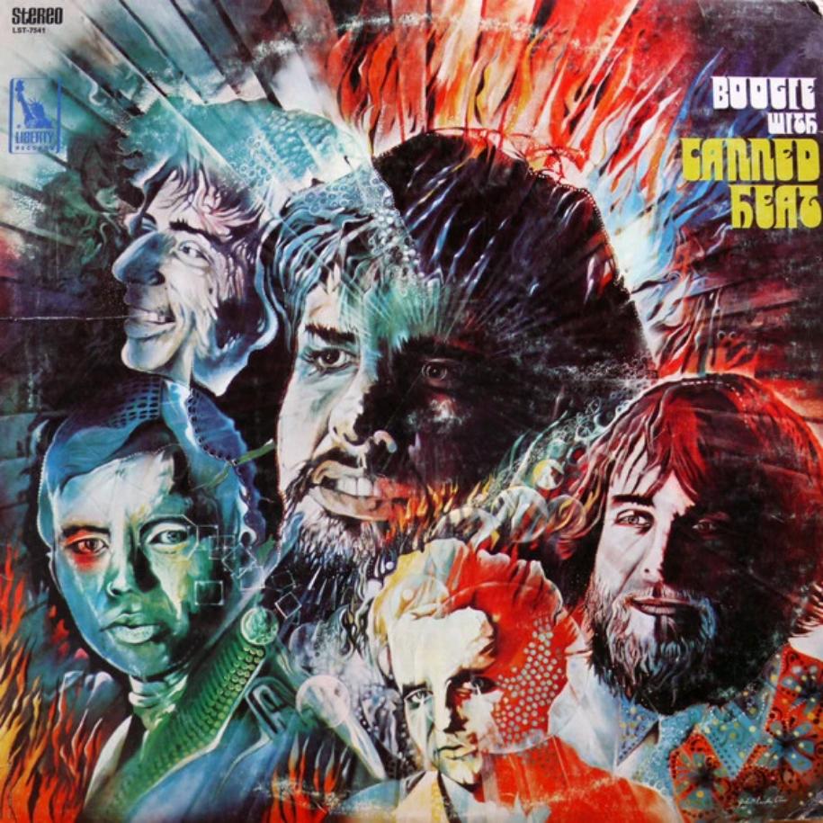 Canned Heat ‎– Boogie With Canned Heat vinyl record front cover