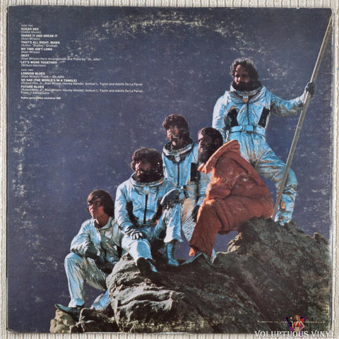 Canned Heat – Future Blues vinyl record back cover