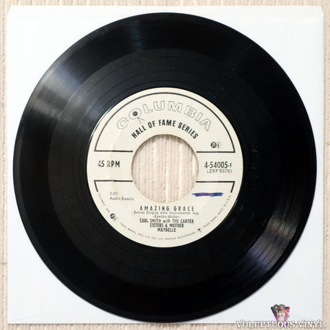 Carl Smith With The Carter Sisters & Mother Maybelle ‎– Softly And Tenderly / Amazing Grace vinyl record