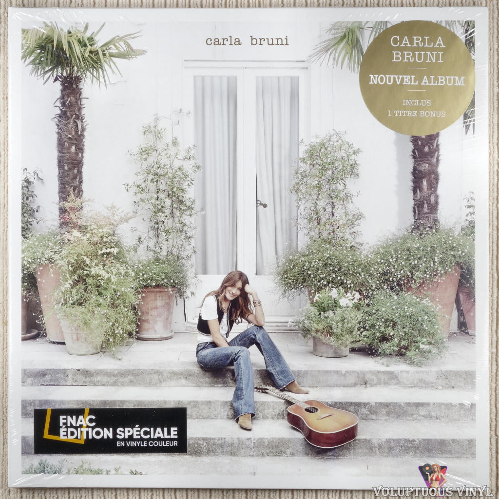 Carla Bruni – Carla Bruni vinyl record front cover