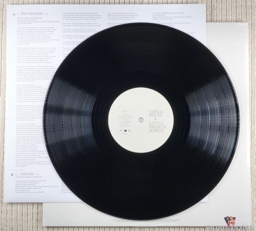 Carla Bruni – Little French Songs (2013) Vinyl, LP, Album