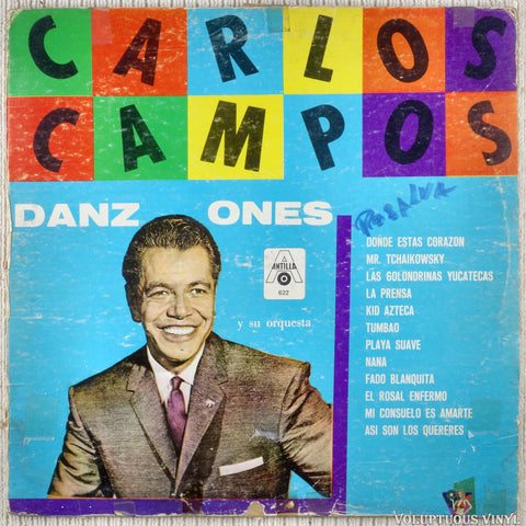 Carlos Campos Y Su Orquesta – Quieres Mas...Danzon vinyl record front cover