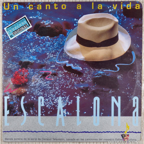 Carlos Vives ‎– Escalona - Un Canto A La Vida vinyl record front cover