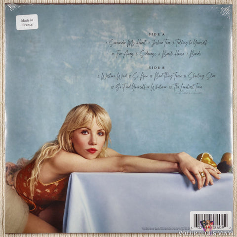 Carly Rae Jepsen – The Loneliest Time vinyl record back cover
