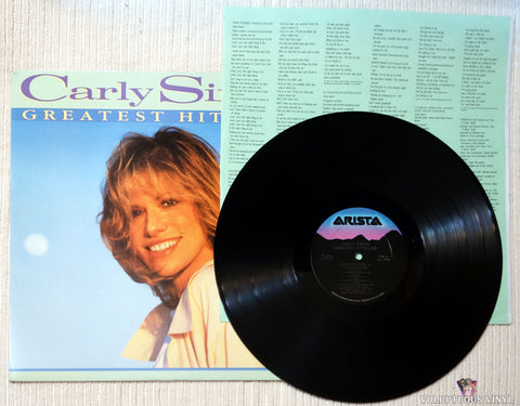Carly Simon ‎– Greatest Hits Live vinyl record