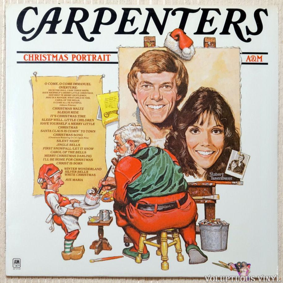 Carpenters ‎– Christmas Portrait vinyl record front cover