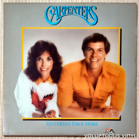 Carpenters ‎– Yesterday Once More - Vinyl Record - Front Cover