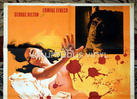 The Case of the Bloody Iris Italian movie poster Edwige Fenech nude top half
