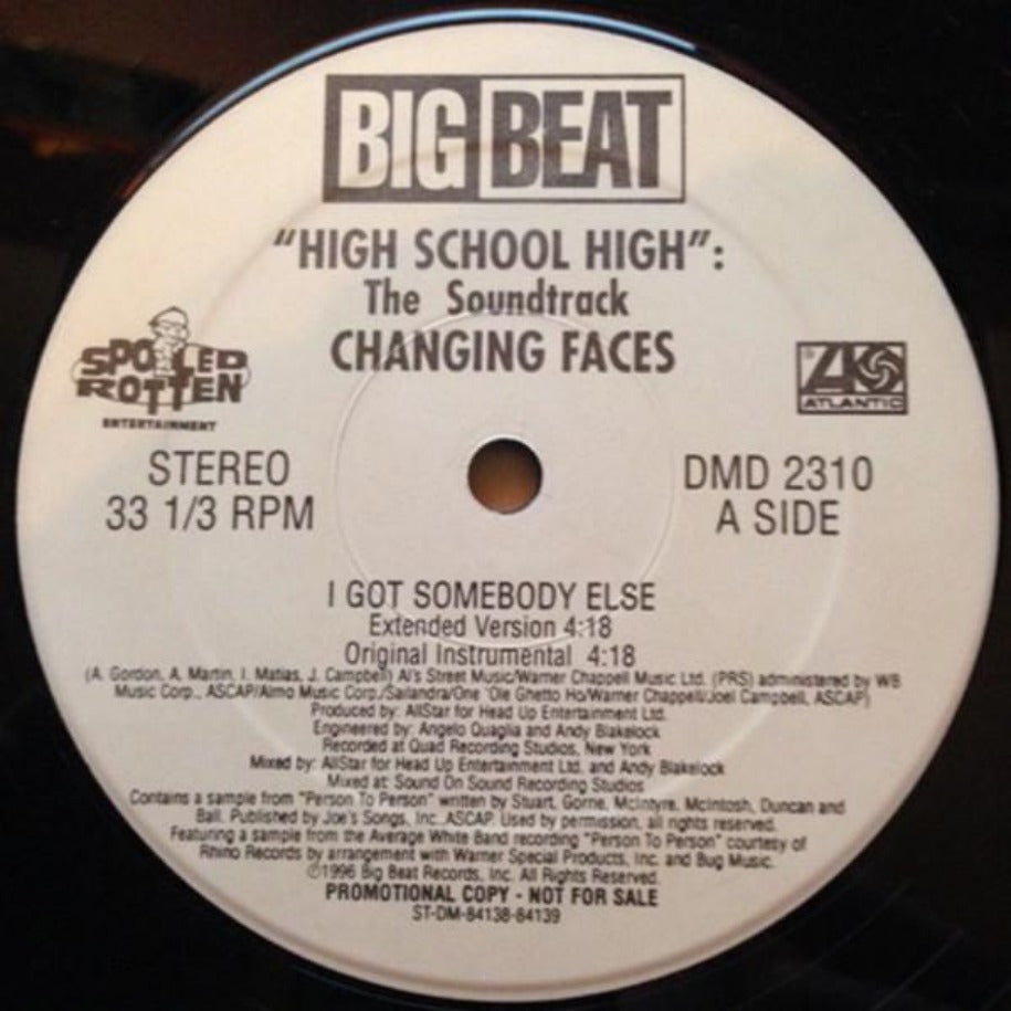 Changing Faces ‎– I Got Somebody Else vinyl record Side A